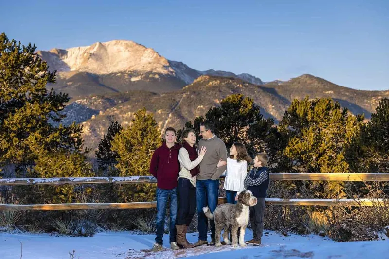 Happy family client