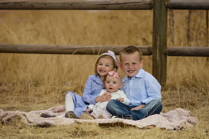Happy family client