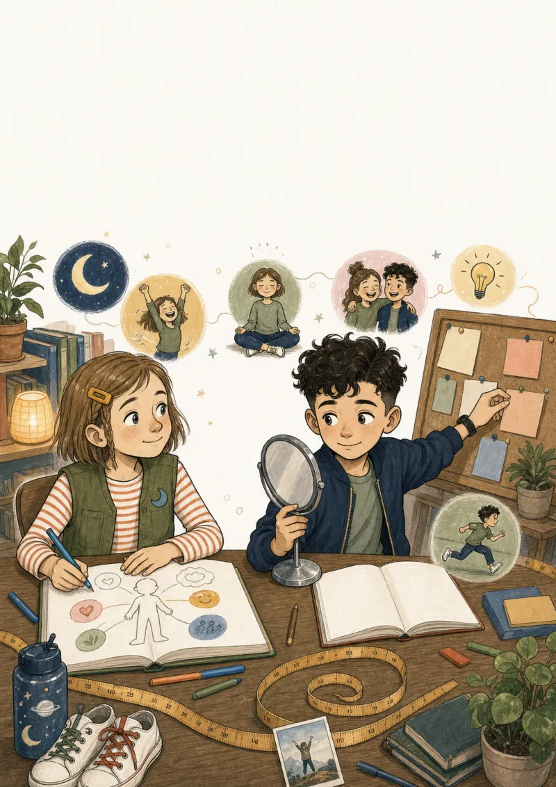 Mon cerveau, mon corps et moi Le livret doux et illustré pour aider l’enfant à comprendre son TDAH