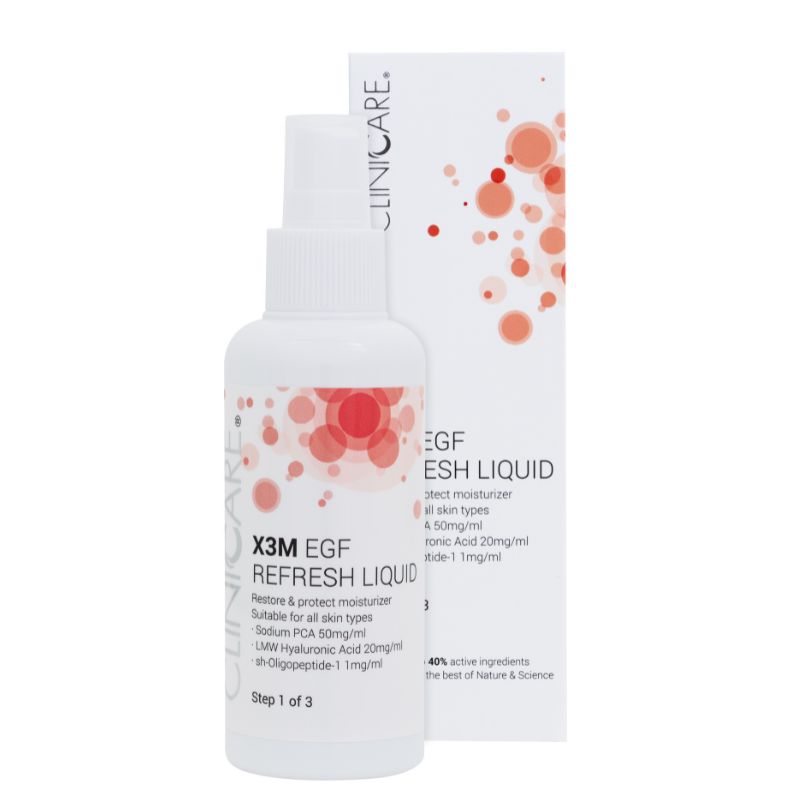 Step 2- CLINICCARE X3M EGF Refresh Liquid Moisturiser 100ml