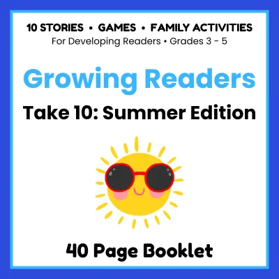 ☀️ Growing Readers Take 10 Summer Booklet