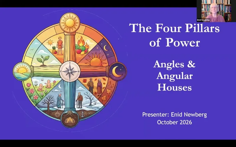Angular Houses - The Four Pillars of Power with Enid Newberg