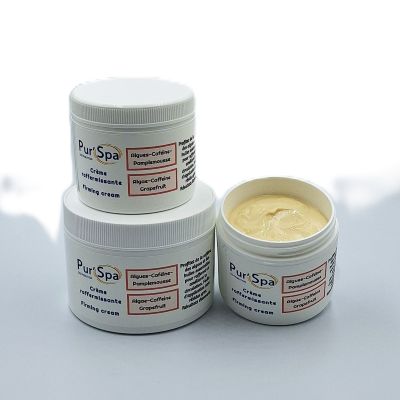 Crème raffermissante, avec caféine, algues et des huiles essenteilles pour raffermir et améliorer la circulation.