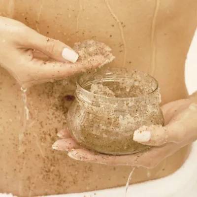 Exfoliants et beurre fouetté