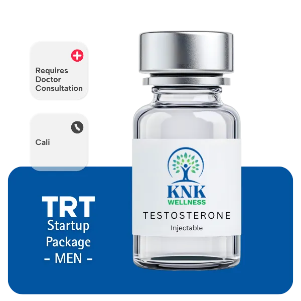 TRT CALI Men's Startup Package 60 days (Consult, Labs, Cypionate 200mg/mL 10mL + Anastrozole 24×1mg)