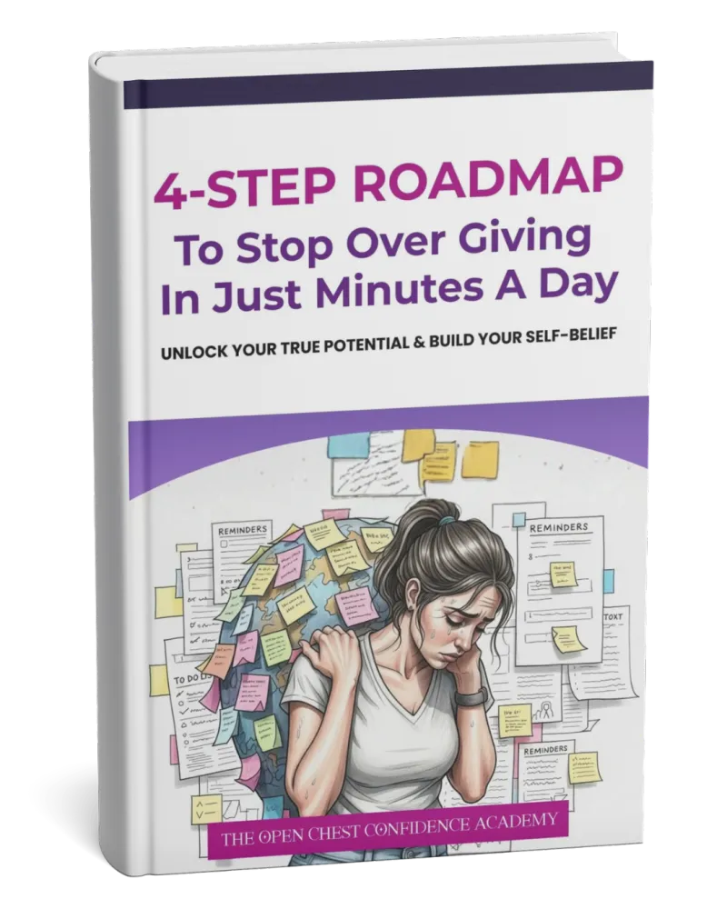 4 STEP ROADMAP TO STOP OVER GIVING IN MINUTES A DAY