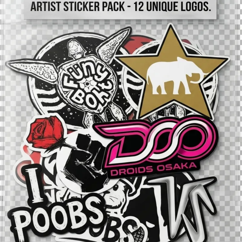 Artists & Band Sticker Pack - The Sound Of Hamilton Indie Vol.1