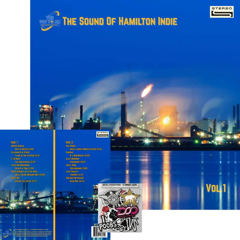 BUNDLE VALUE- Vinyl, CD & Sticker Pre-Order - Launch Edition - The Sound Of Hamilton Indie Vol.1