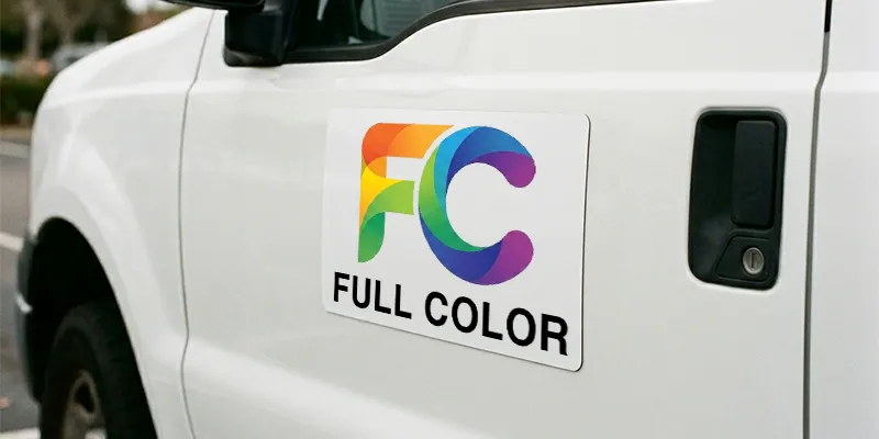 Full Color Car/Truck Magnets (2 Pack)