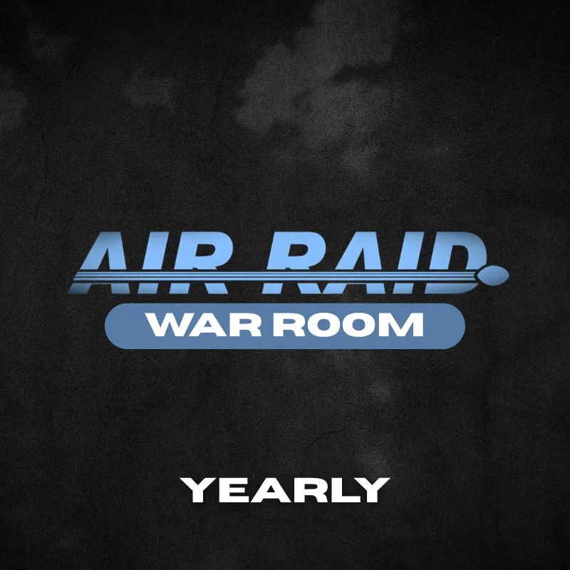 Air Raid War Room- Yearly