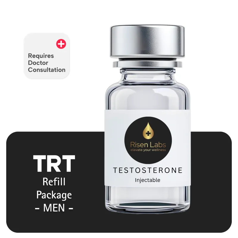 TRT Men's Refill Only Package 60 days (Cypionate 200mg/mL 10mL + Anastrozole 24×1mg)