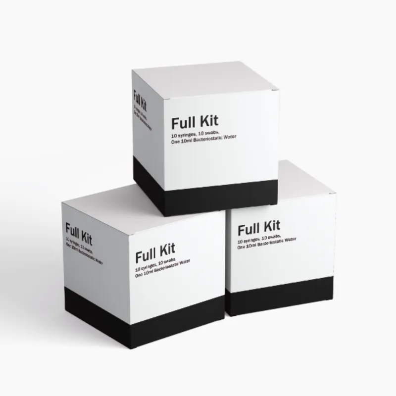 Full Kit (10 syringes, 10 swabs, One 10ml Bacteriostatic Water)