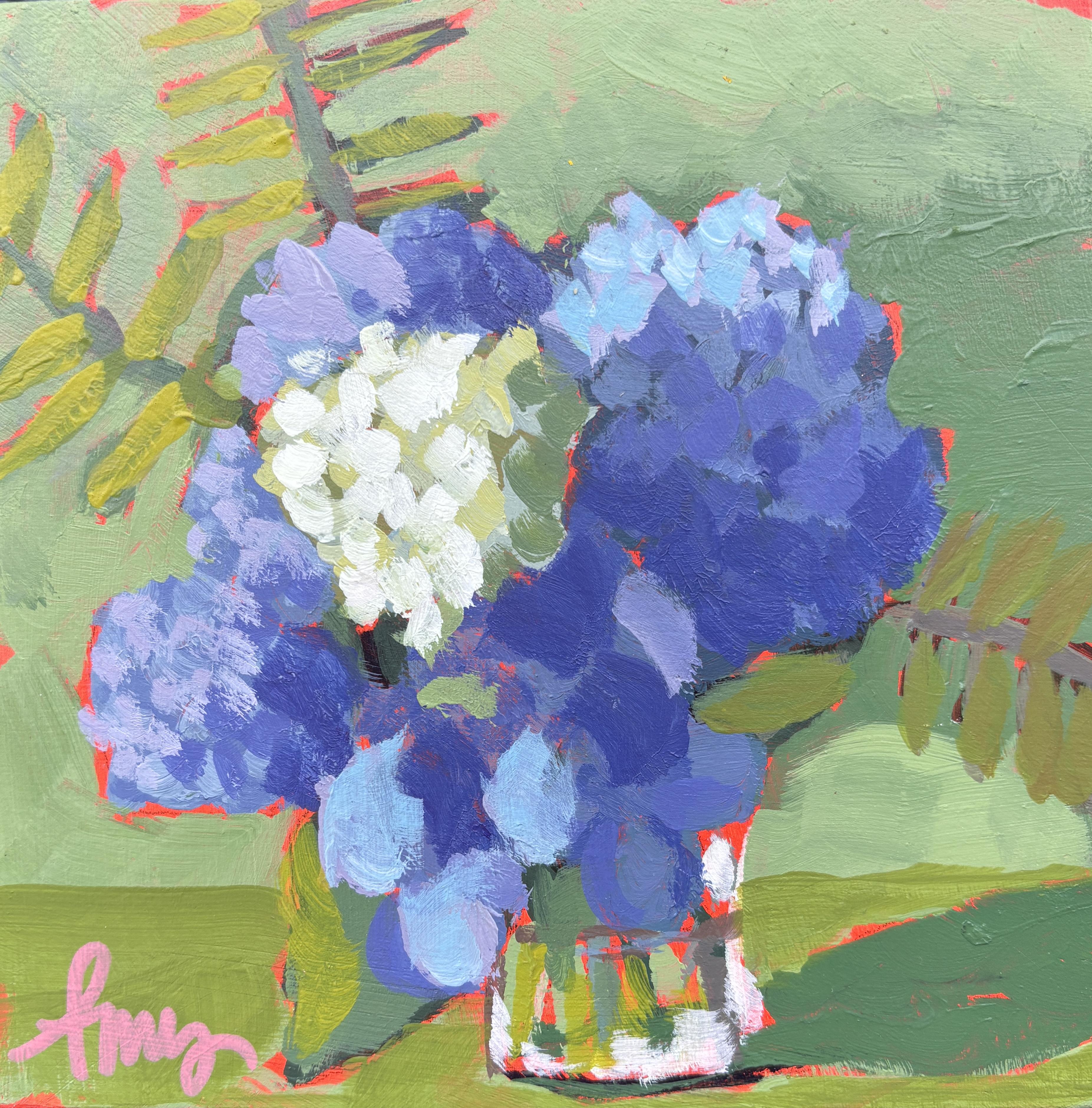 Ferns and Hydrangeas