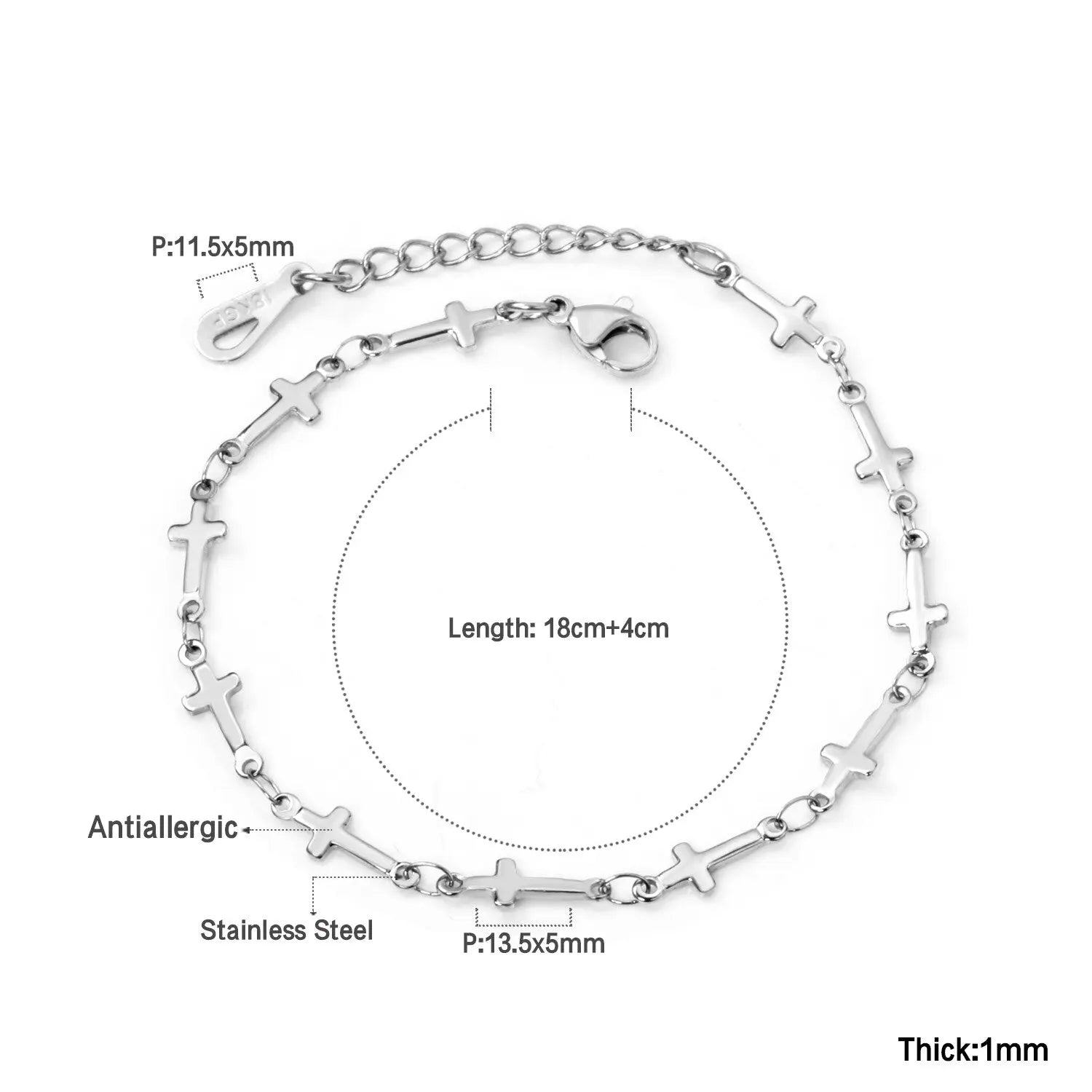 Stainless Steel Bracelet - Steel