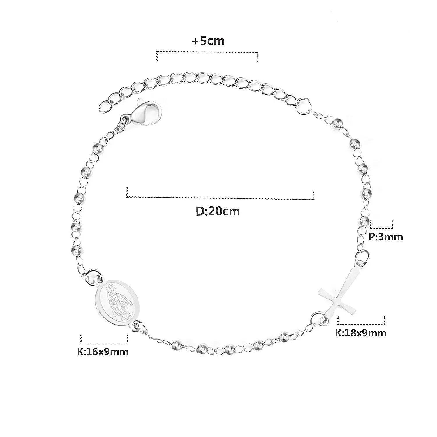 Stainless Steel Bracelet - Steel