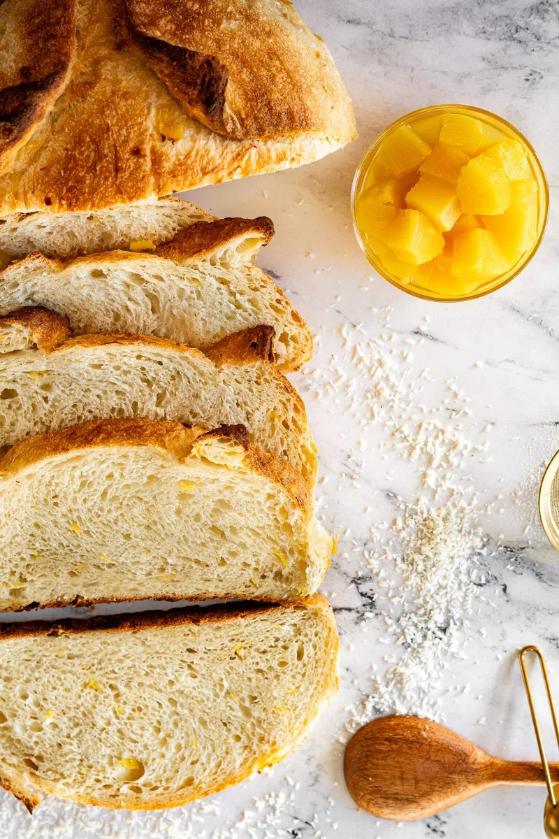 Pina Colada Sourdough Bread