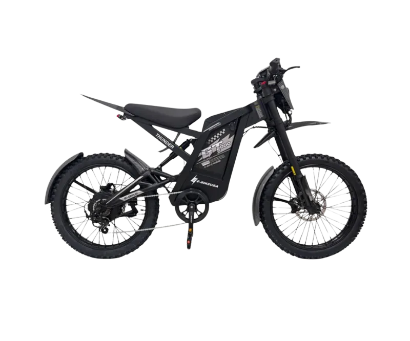 E-Bike USA Thunder - Offroad Motorbike-Style Full Suspension Offroad E-Bike