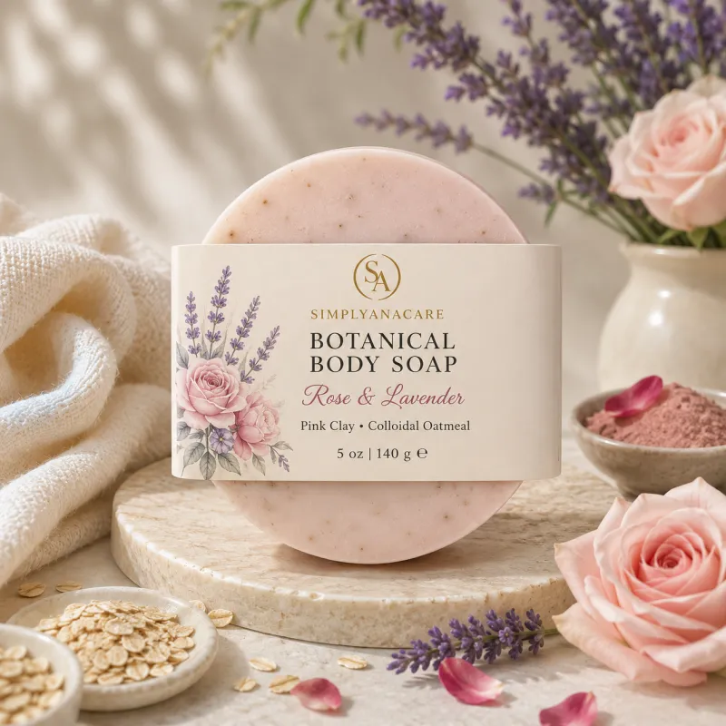 Rose & Lavender Botanical Body Soap