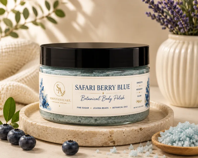 Safari Berry Blue Botanical Body Polish