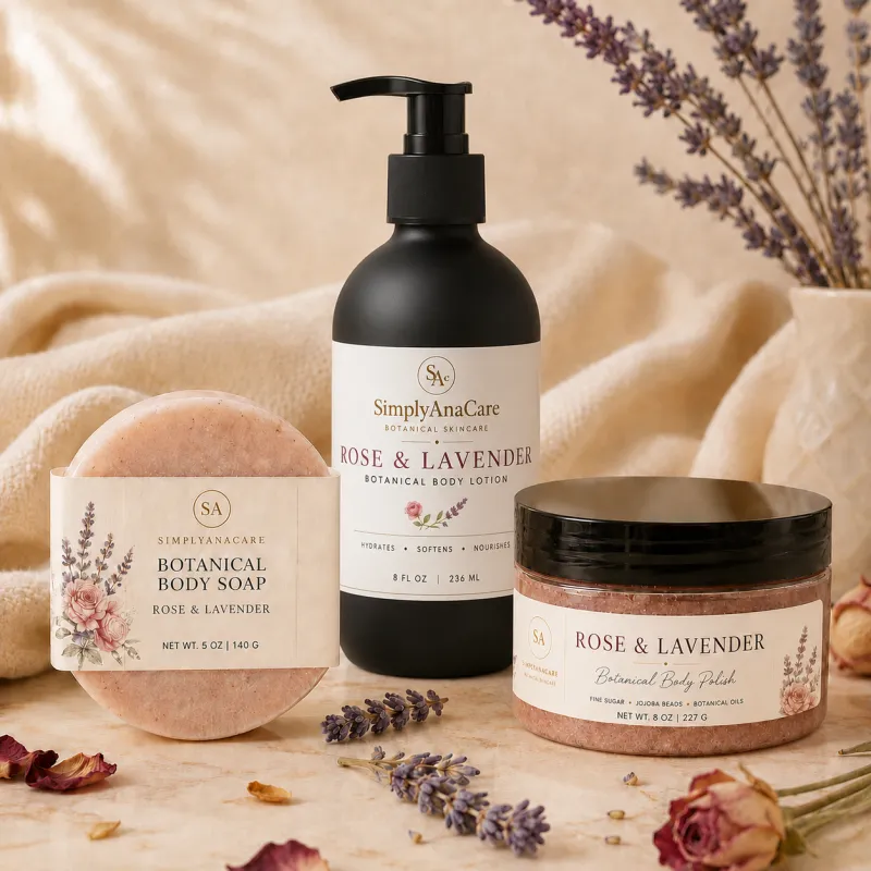 Rose & Lavender Botanical Body Ritual Set