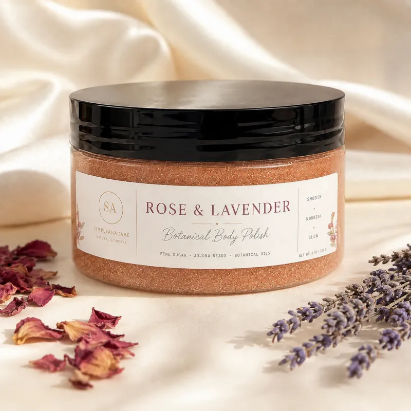 Rose & Lavender Botanical Body Polish