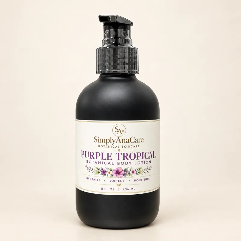 Purple Tropical Botanical Body Lotion