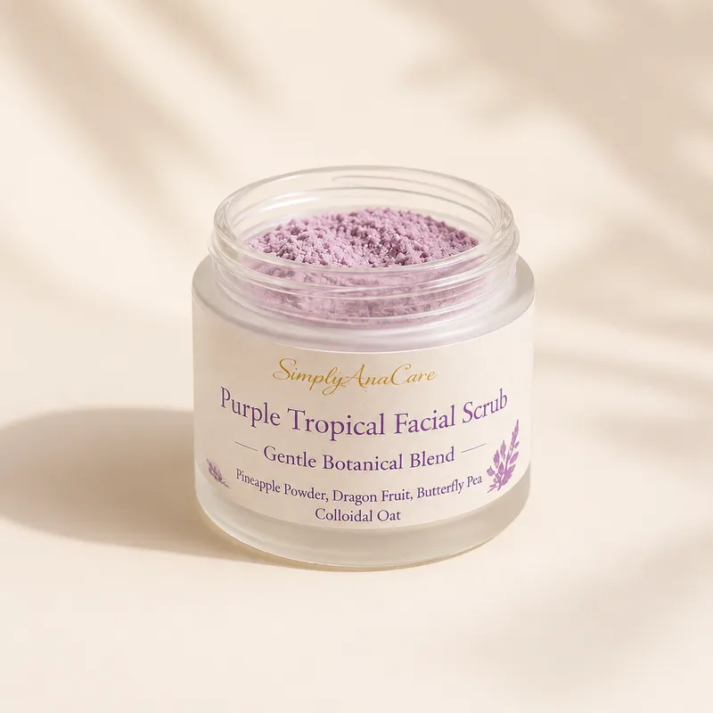 Purple Tropical Facial Scrub