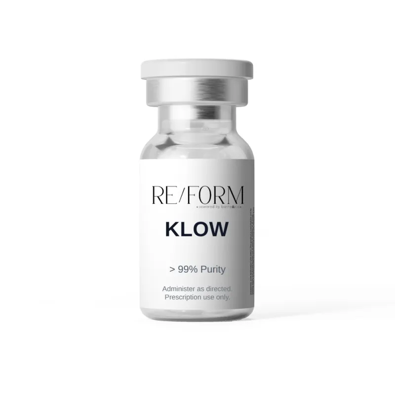 KLOW (BPC-157 / GHK-CU / TB-500 / KPV) 10mg/50mg/10mg/10mg/mL (3mL) - Lyophilized