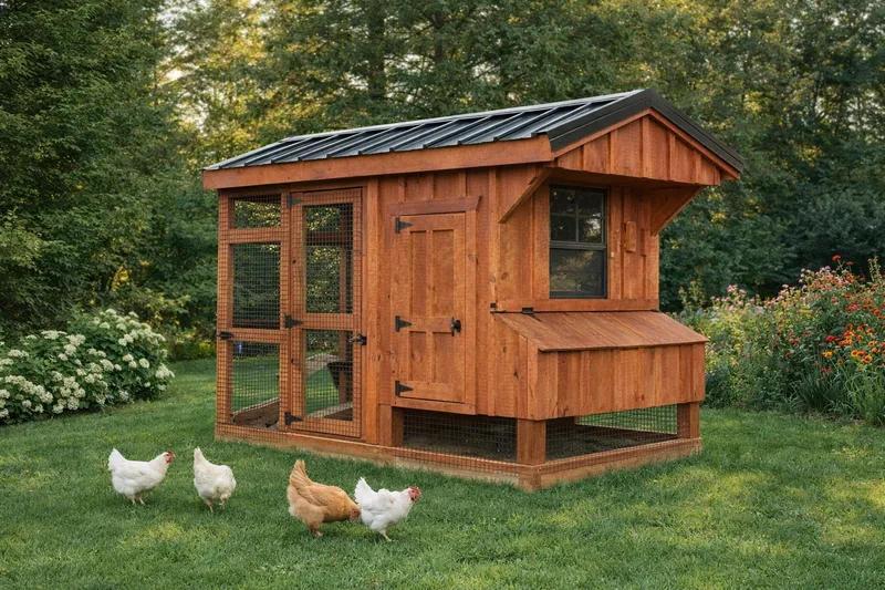 Nest Series 4x8 Chicken Coop with Run