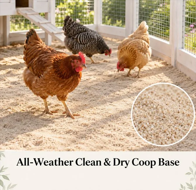 All-Weather Clean & Dry Coop Base