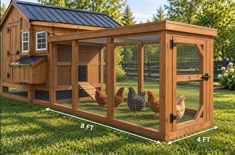 4x8 Chicken Run Extension