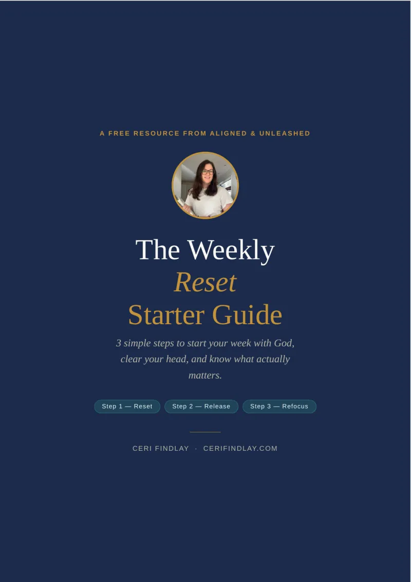 Weekly reset starter.