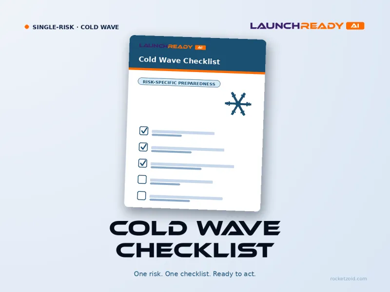 LaunchReady AI - Disaster Type Continuity Guide