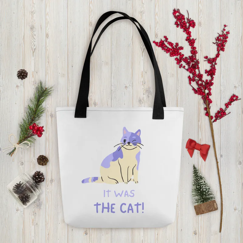Tote bag: It was the Cat