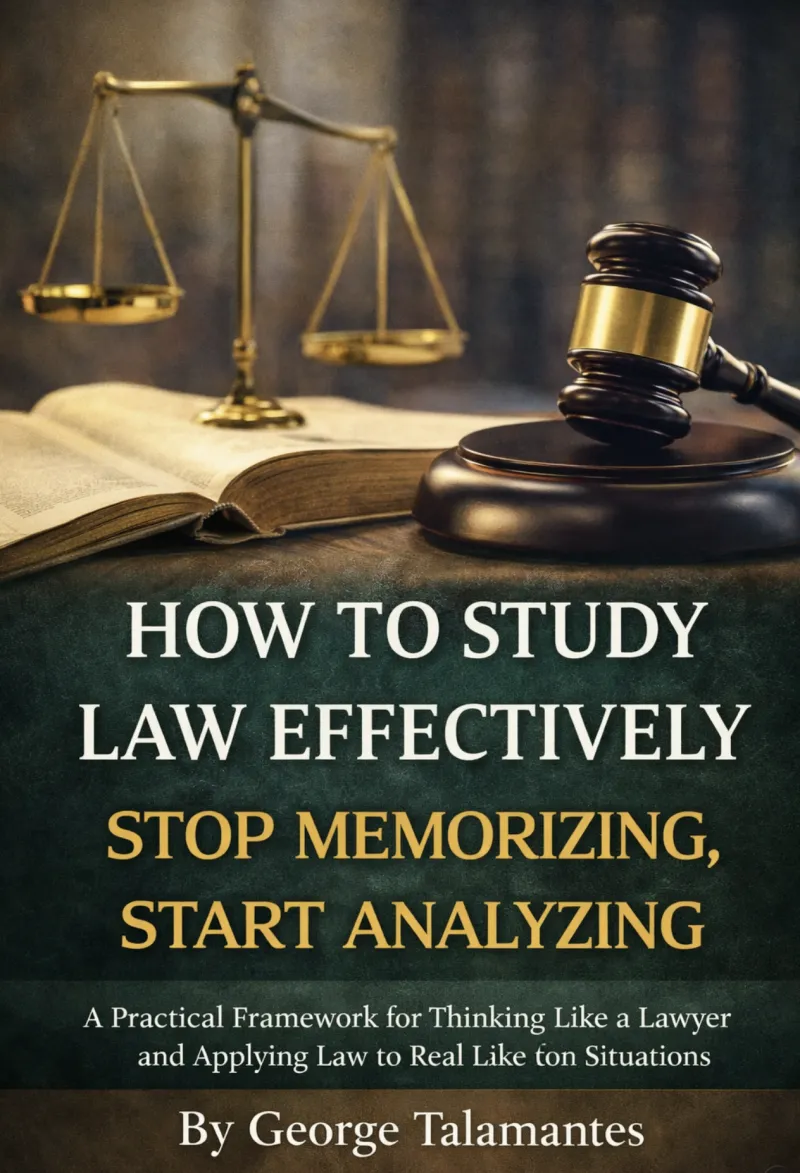 How to Study Law Effectively: Stop Memorizing, Start Analyzing Ebook