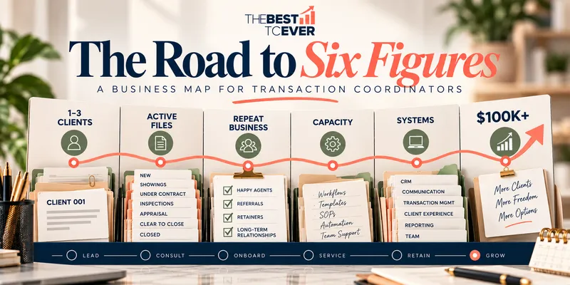 The Road to Six Figures, A Business Map for Transaction Coordinators