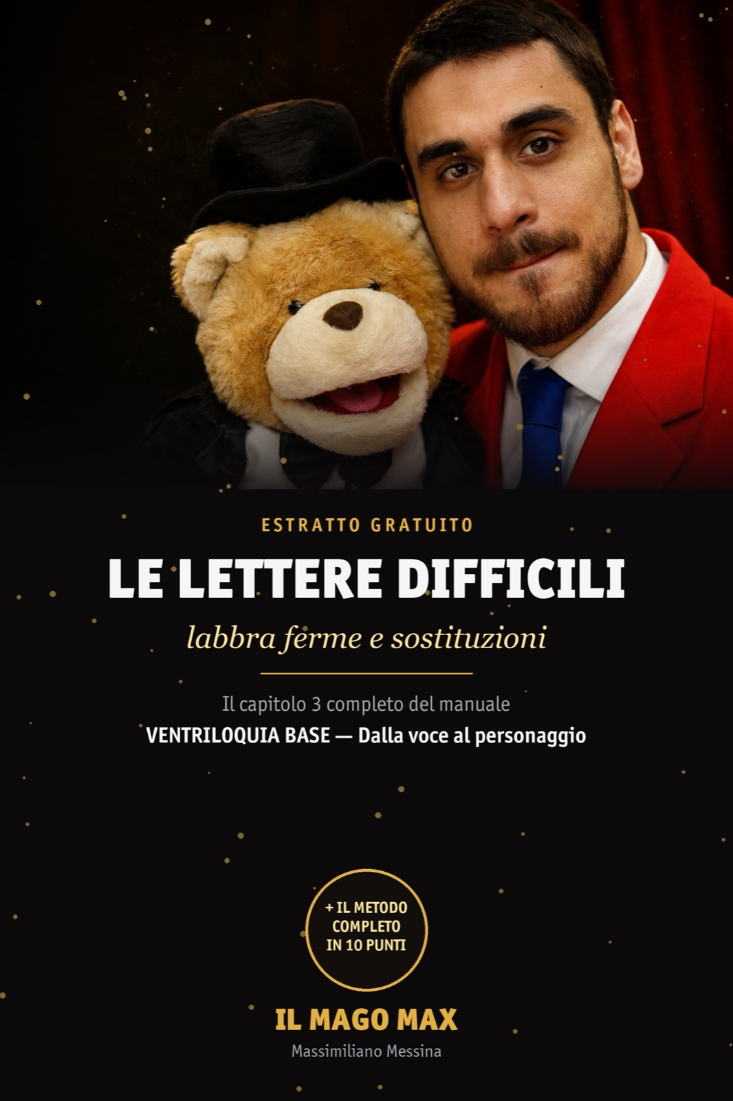 Estratto gratuito dal libro Ventriloquia Base — Dalla voce al personaggio