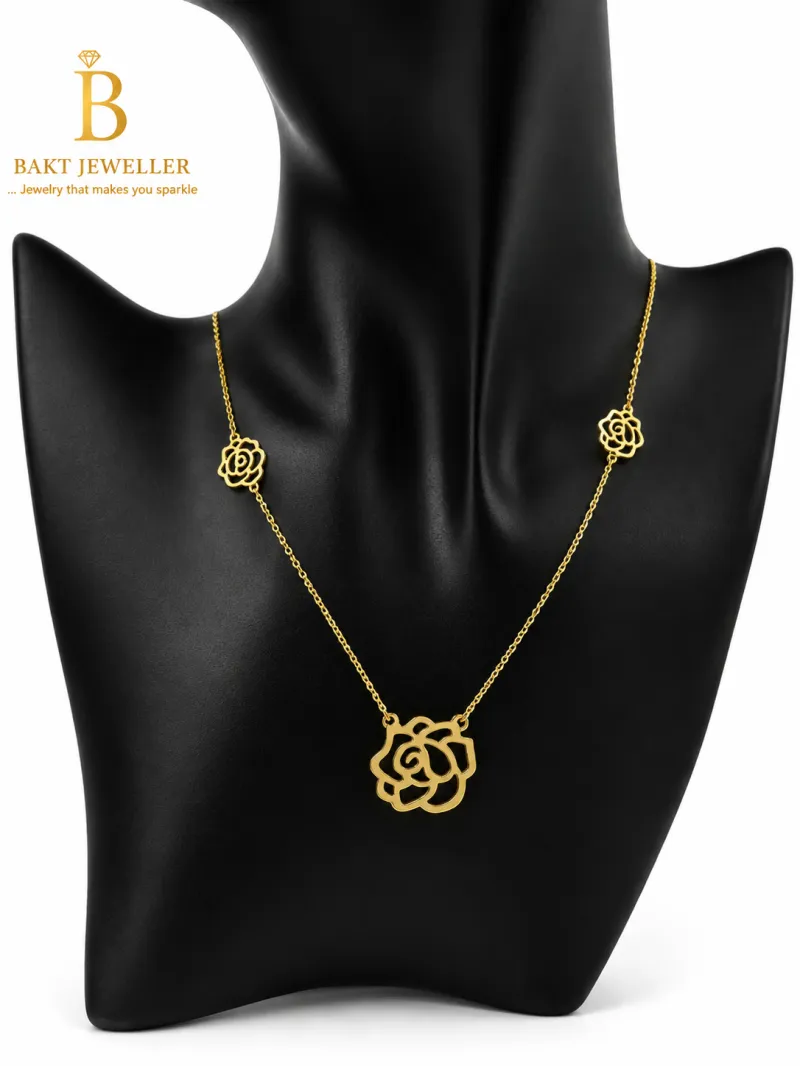 18k Gold Necklace 16” 2.4g