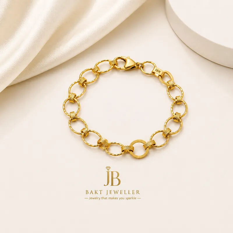 18k Gold Bracelet 3.1g