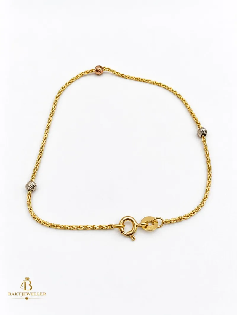 18k Gold Bracelet 1.2g
