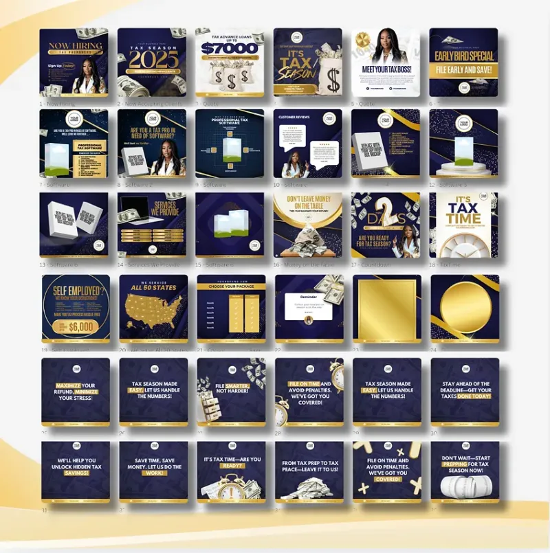 Blue Luxe Content Kit