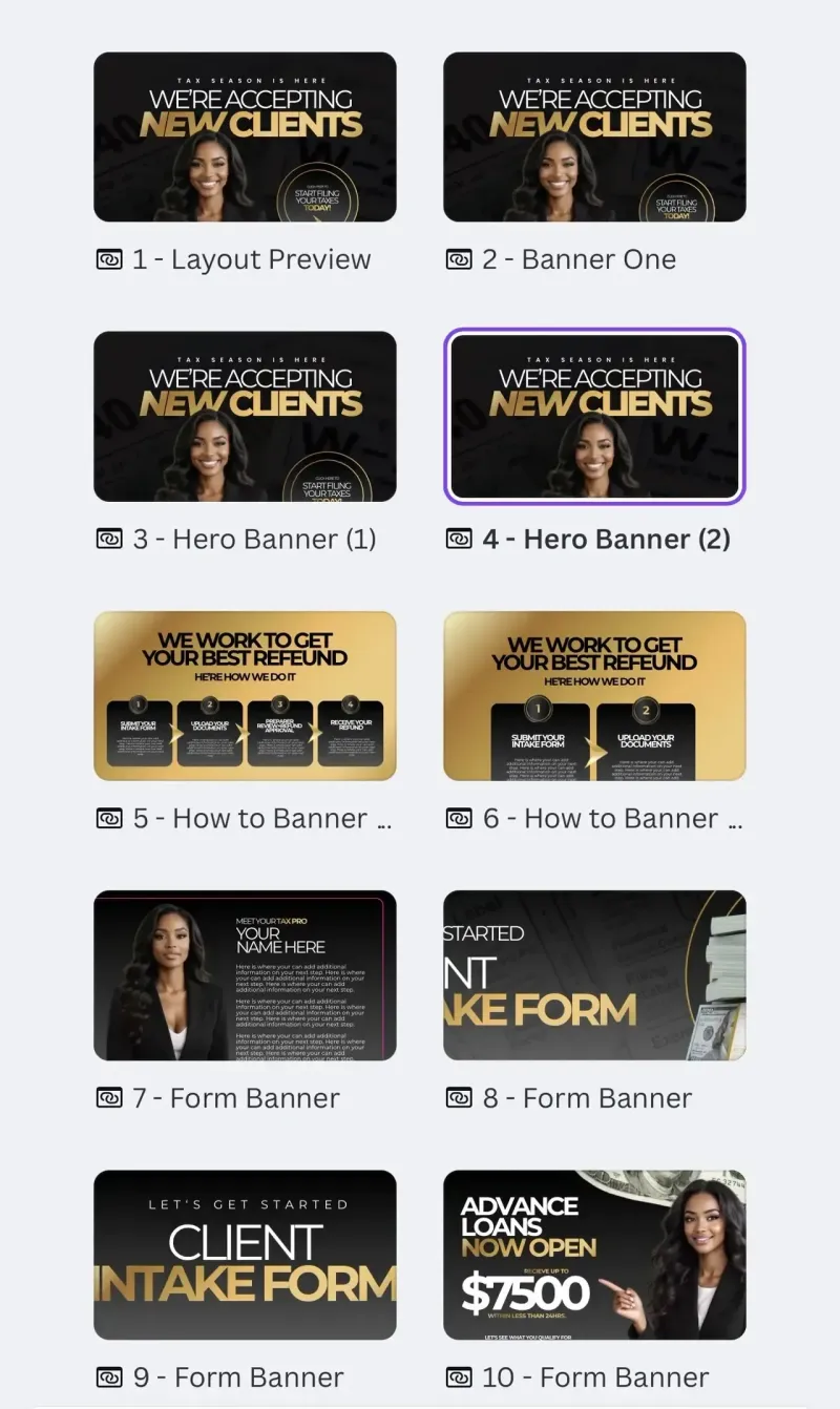 Black & Gold Jotform Branding Kit