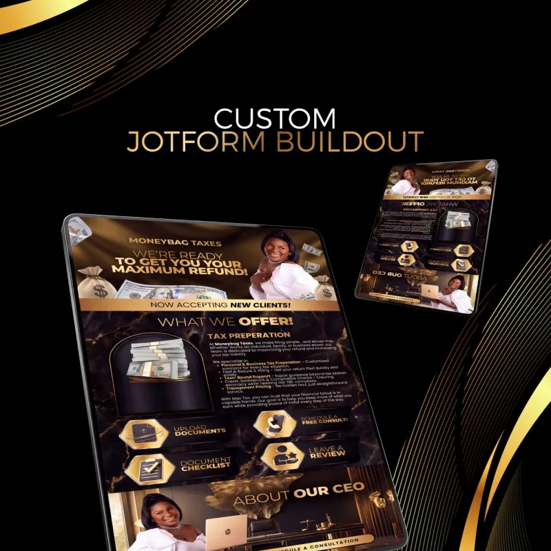 Jotform Tax Office Buildout