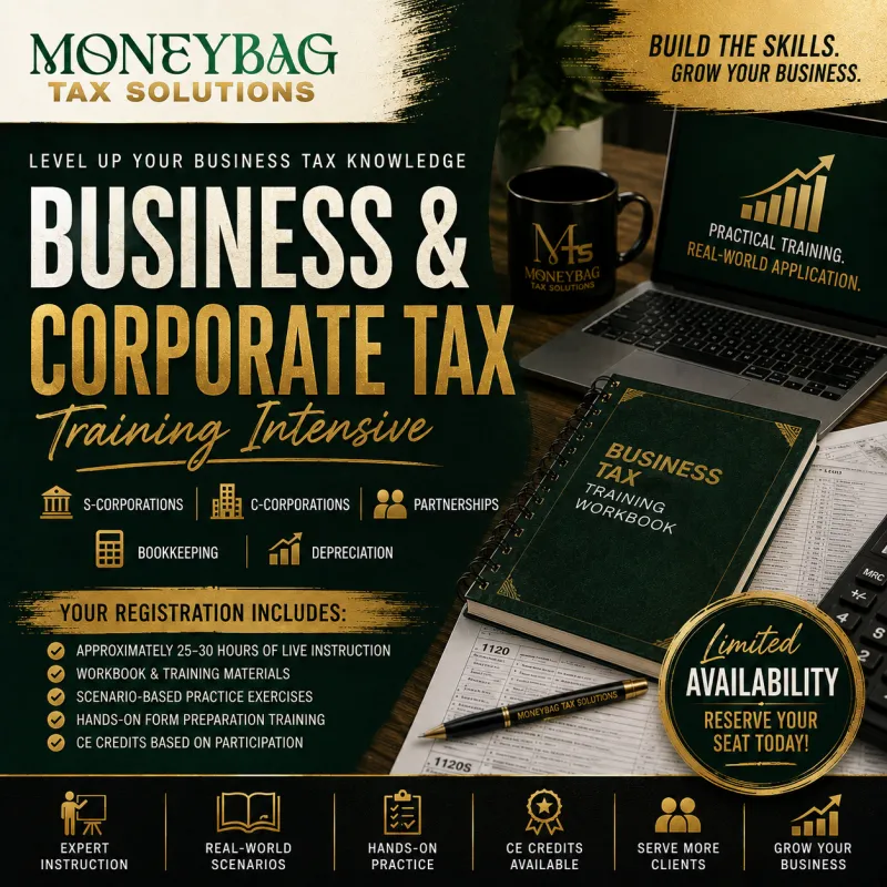 Business & Corporate Tax Training Intensive