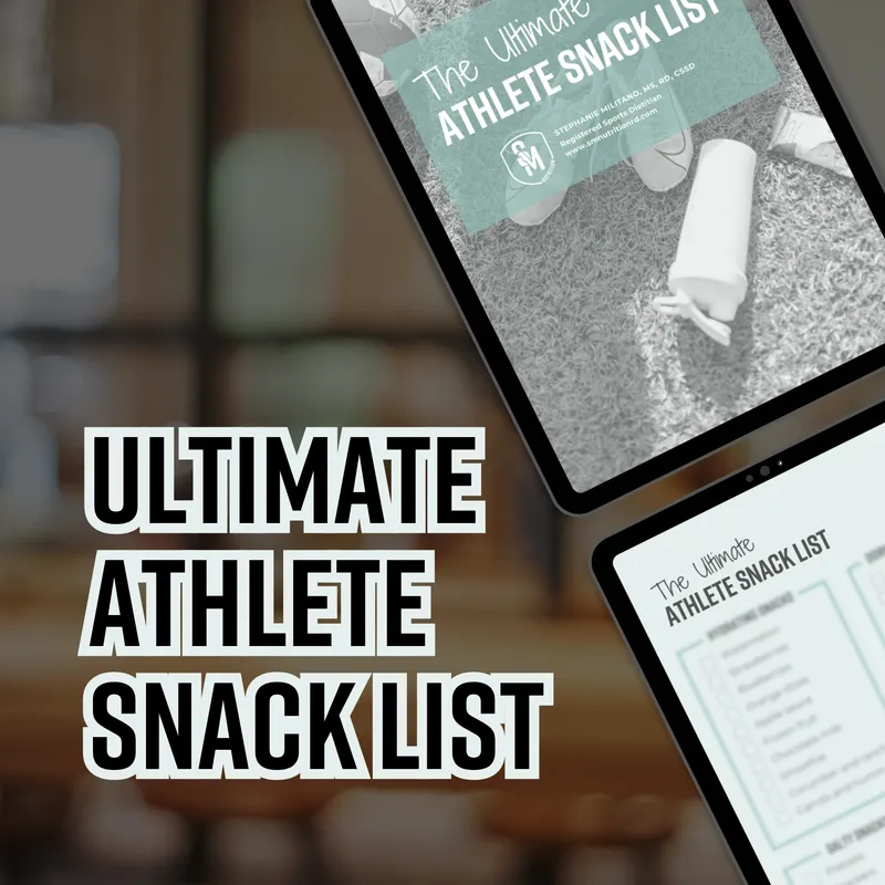 Ultimate Athlete Snacklist