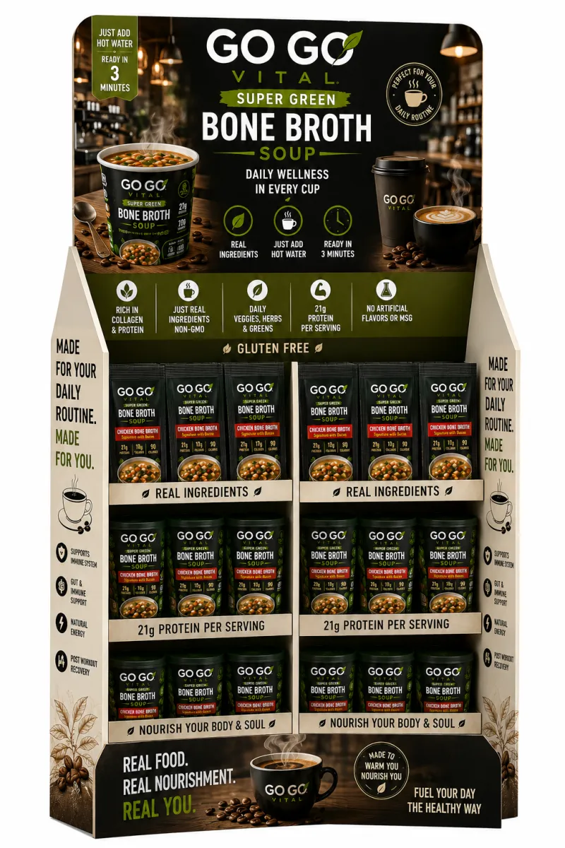 Display Stand For Coffee Shop
