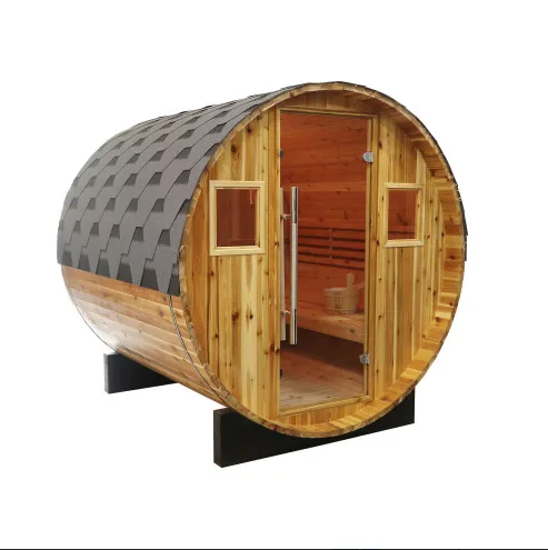Aurora 2-4 Person Traditional Barrel Sauna