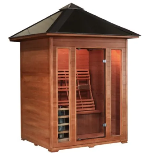 Waverly 3-Person Outdoor Traditional Sauna With Harvia Heater