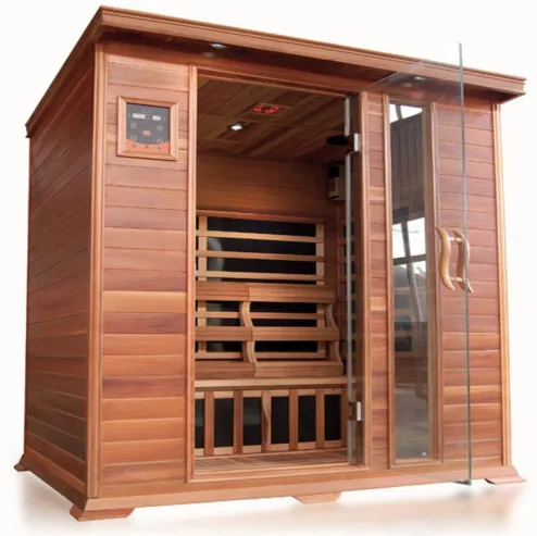 3-Person Indoor Infrared Cedar Sauna