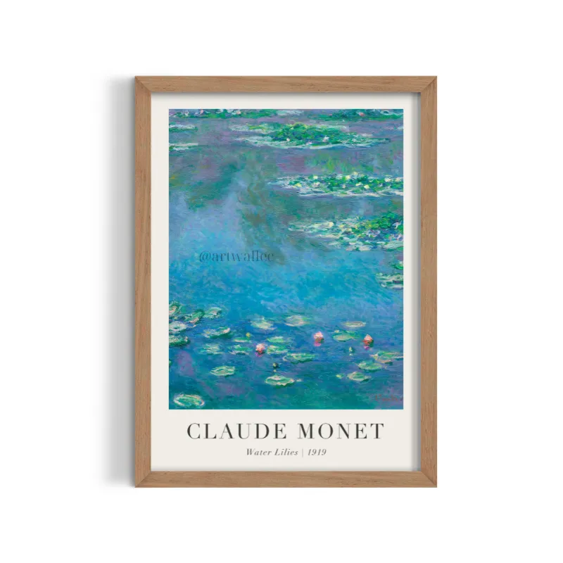 Cuadro Claude Monet Water Lilies 1919 – Arte Impresionista